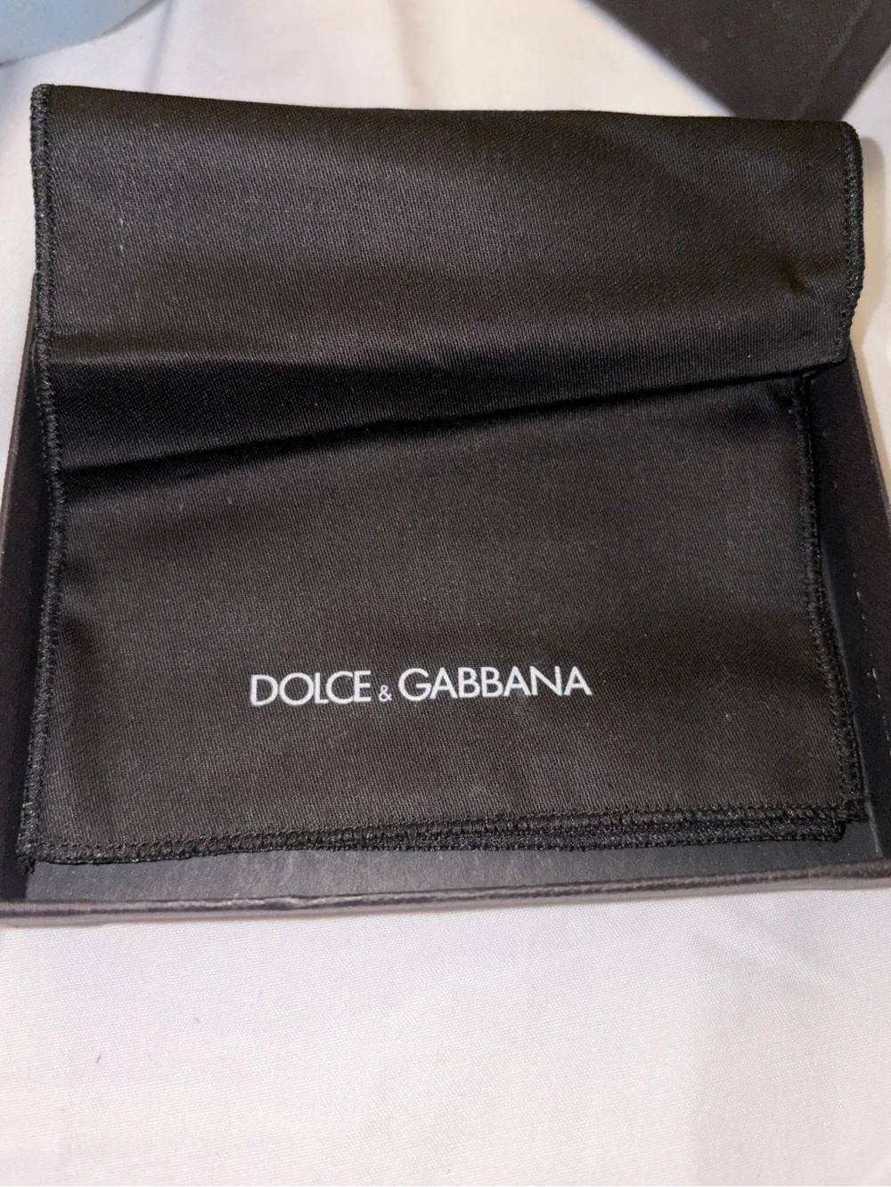 Dolce & Gabbana Black Leather Slim Card Holder with Logo